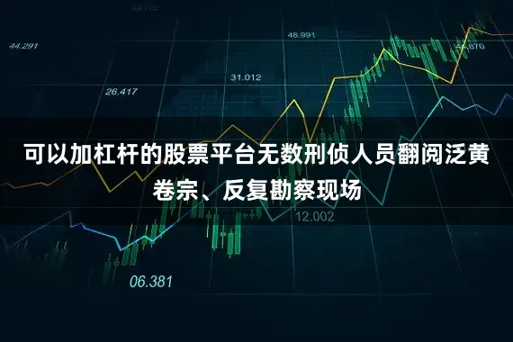可以加杠杆的股票平台无数刑侦人员翻阅泛黄卷宗、反复勘察现场