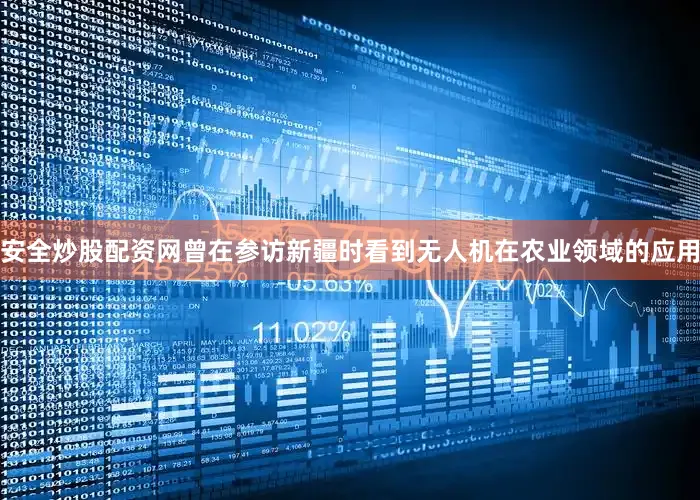 安全炒股配资网曾在参访新疆时看到无人机在农业领域的应用